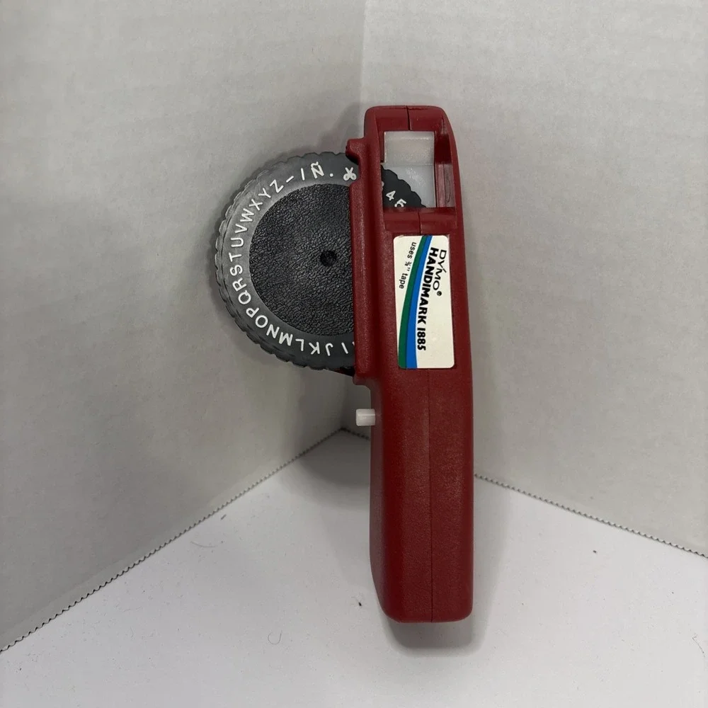 Vintage Dymo HandiMark 1885 Handheld Label Maker – Includes 1 Roll